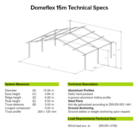 Domeflex 15m