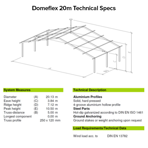 Domeflex 20m