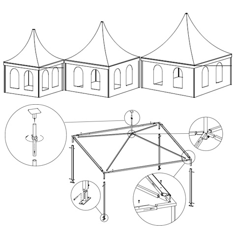 Omnispace Pagoda Pvc Slider5